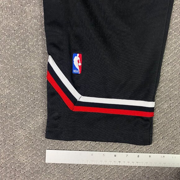 Vintage Nike Chicago Bulls Tear Away Basketball Pants Men's Large Black NBA - Picture 10 of 12